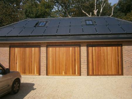 Penchard Timber up and over garage doors